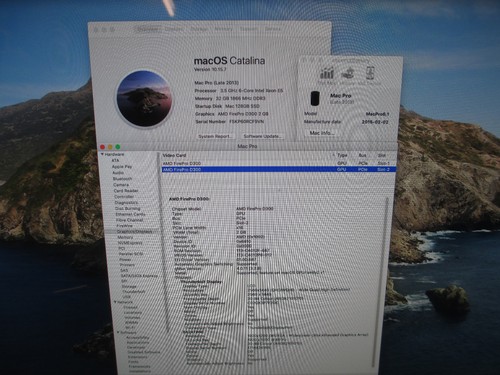  Apple Mac Pro 6.1 A1481 2013 3.5GHz Xeon 6-Core D300 2GB - 32GB RAM 128GB SSD - Picture 4 of 18