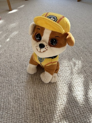 Paw Patrol Rubble Ty Soft Toy Plush