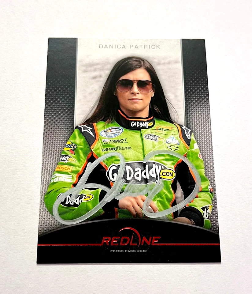 Danica Patrick NASCAR 2012 Press Pass Redline #44 Autographed Signed - Image 2 of 3