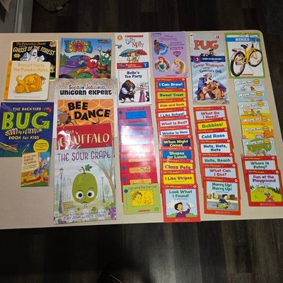 Lot of 50 ScholasticChildrens Books Kids Beginner and Leveled Readers GUC