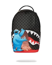 SPRAYGROUND SESAME STREET COOKIE MONSTER SNACK ATTACK BACKPACK FREE SHIPPING