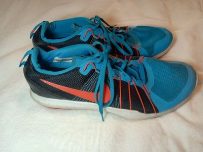 Nike Flex Train Aver Cross Training Athletic Shoes Black Blue Orange Men's Sz 13