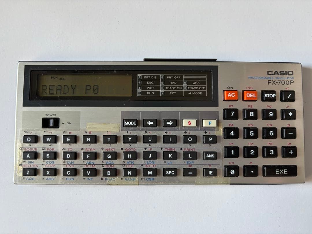 Casio FX-781p Basic Computer - Boîte D'origine, Occasion Fonctionnelle