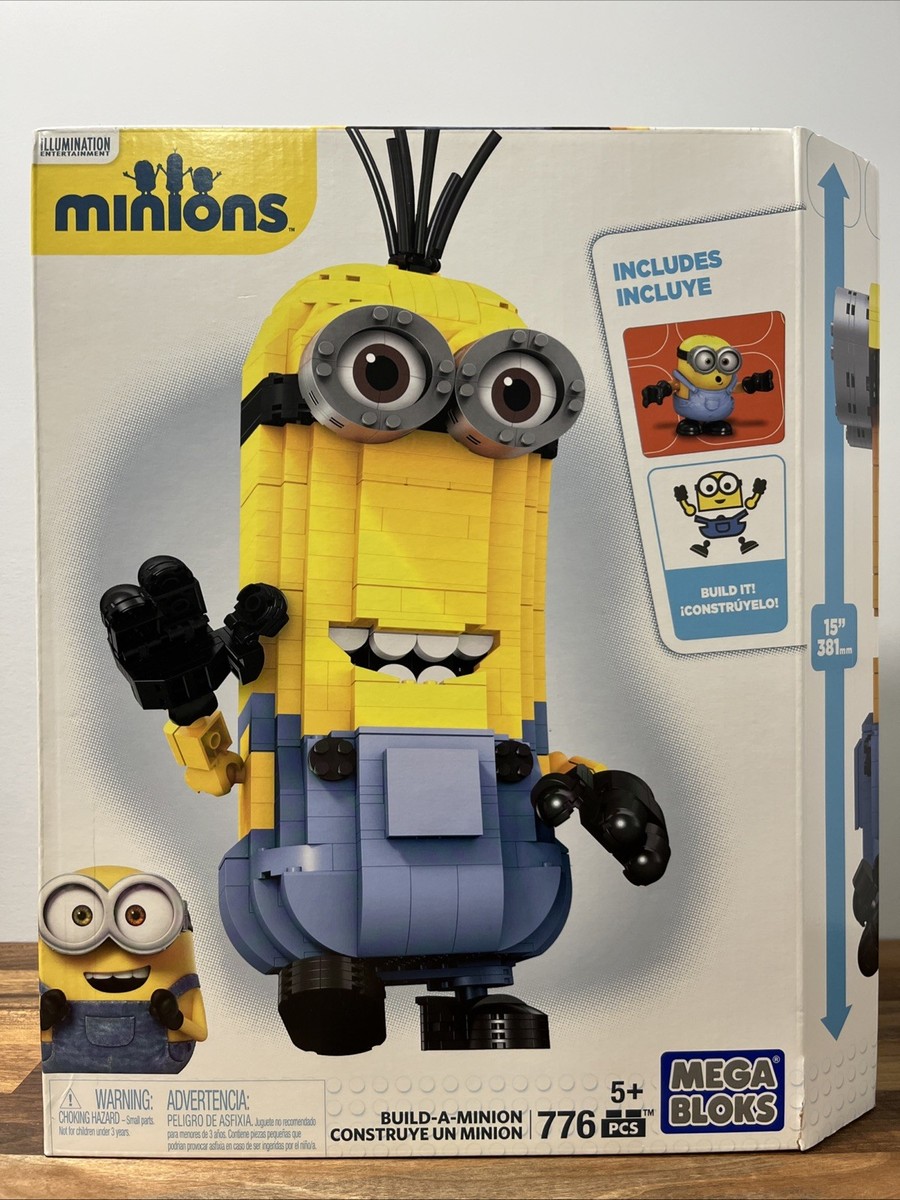 MEGA BLOKS ミニオン 組み立てキット 776パーツ Minions Movie Build-a-minion Mega Bloks CNF59 Minion Construction
