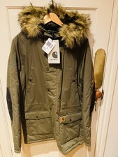 Parka Carhartt WIP grande nuovo con etichetta