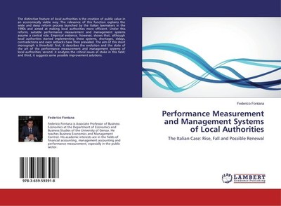 Performance Measurement and Management Systems of Local Authorities Federico Fon