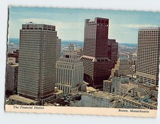Postcard Financial District Boston Massachusetts USA