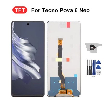 For Tecno Pova 6 Neo Display LCD Touch Screen Digitizer Assembly Replacement