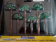 Woodland Scenics Scene-A-Rama Palm Trees Green Brown Plastic SP4152 Lot#A 708
