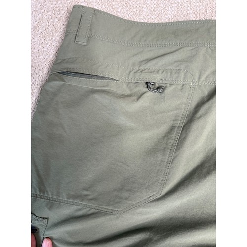 LL Bean Convertible Cargo Hiking Pants Olive Green 38 x 34 Outdoors Utility - Picture 8 of 15