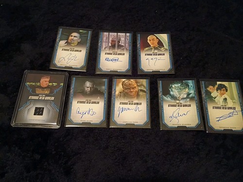 2024 Rittenhouse Star Trek Strange New Worlds Auto LOT 7 Christopher Pike Relic