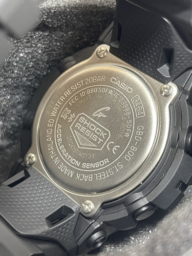 Casio G-Shock Bluetooth Black Sports Chronograph Watch GBD800-1B - Picture 3 of 4