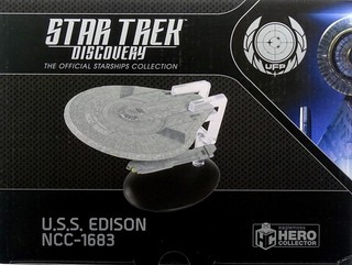 STAR TREK DISCOVERY EAGLEMOSS SPACESHIP COLLECTION #15 USS EDISON NCC 1683