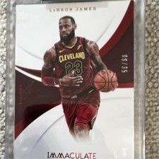 Panini Immaculate Collection LeBron James #14 Red /35 Cavaliers Basketball