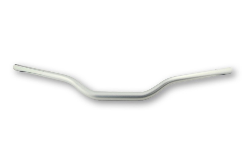 Guidon aluminium Highsider X-Bar X01 argent 28.6mm pour moto superbike