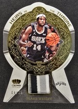 2022 Crown Royale Heirs to the Throne Blake Wesley 3 Color Patch Prime /25 RC