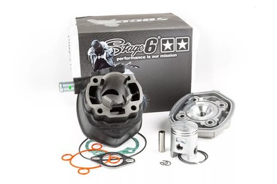 Zylinder Kit Stage6 Streetrace 50ccm Grauguss Minarelli LC