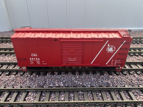 Trenes EE. UU. R19116B vagón de caja de acero simulado central Nueva Jersey #20756 escala G | Zustand: Used