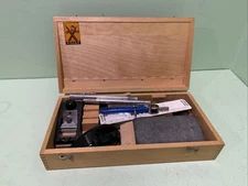 Vintage X-Acto Knife Wooden Chest With Knives and Blades