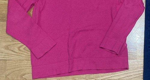 Girl's Crewcuts & Gap Outfit Size 6 - Bright Hot Pink Sweater w/Jeans EUC - Picture 4 of 7