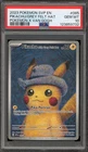 Pokemon Pikachu with Grey Felt Hat Van Gogh Full Art Promo SVP EN 085 PSA 10