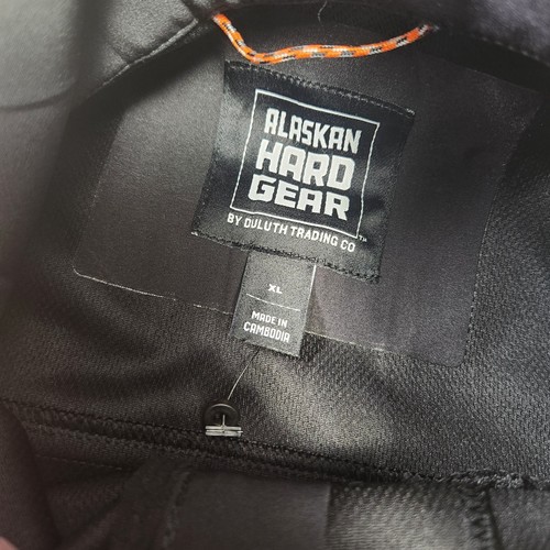 Alaskan Hardgear Vest Men XL Free Clime Softshell Black AKHG Full Zip Water Res - Picture 5 of 13