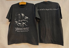 Vintage 90s Megadeth Youthanasia 1994 Tour Band Single Stitch XL T-Shirt REPRINT