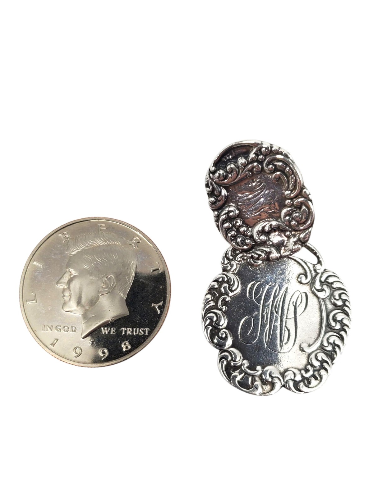 T. Foree Sterling Silver Scroll Dangle Earrings #… - image 5