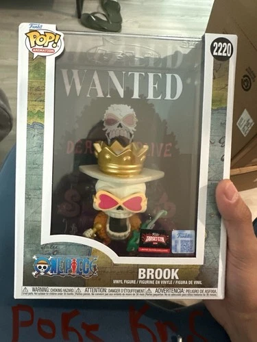 Funko POP! Animation: BROOK (Wanted Poster) #2220 TargetCon Exclusive IN HAND 🔥