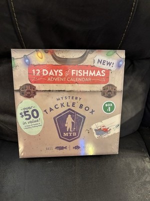12 days of christmas fishing box Mystery Tackle Fishmas Advent Calendar and more 12 Days of Fishmas Holiday