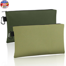 Tool Bag Zipper Pouch, 12.4 7.3 Inch Premium Tool Pouch with Carabiner, Utility