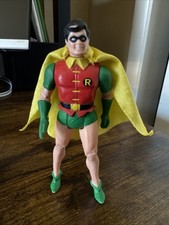 Vintage DC Super Powers ROBIN Original Kenner with Cape Arm Action Works 1989