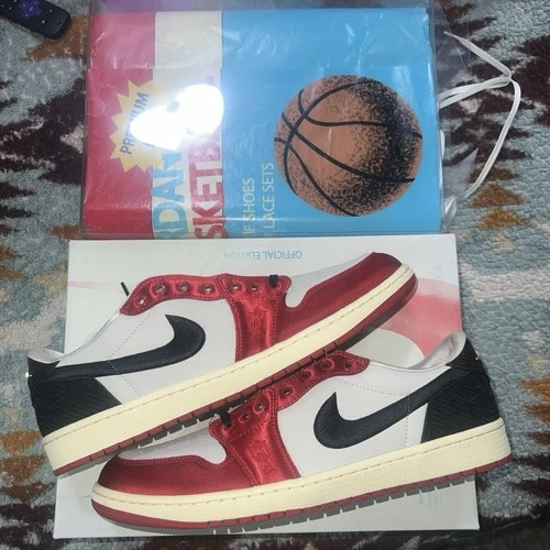 Jordan 1 Low Trophy Room Away Sneakers Size 14