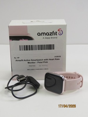 Amazfit Active Smartwatch with Heart Rate Monitor - Petal Pink [A36]