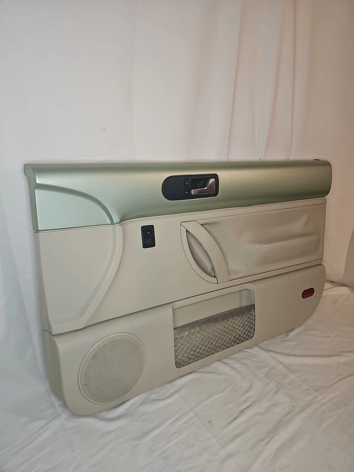 Painel de porta Volkswagen Beetle 1998-2010 janela de energia de passageiros creme verde cibergreen - Imagem 2 de 4