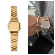 NEW Unisex AMBUSH Timeless Silver Gold Metal Charm Watch Design Bracelet Jewelry