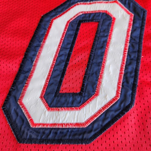 VTG Y2K FUBU SPORT RED WHITE FOOTBALL JERSEY SZ XL 05 Read Description - Picture 14 of 22