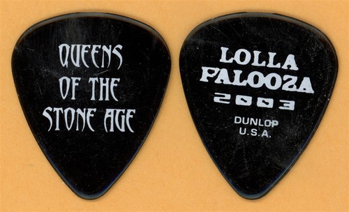 Queens of the Stone Age Vintage Guitar Pick - 2003 LollaPalooza Tour