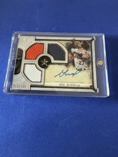 2018 Topps Museum Collection Triple Relic Autographs Jose Altuve /149