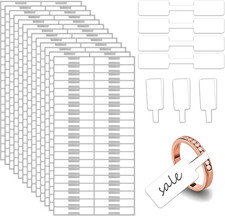 1000PCS Price Tags Stickers Jewelry Price Tag Labels,White Blank Pricing Sticker
