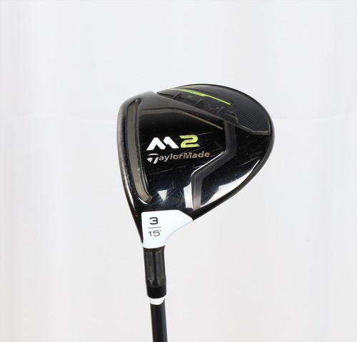 Taylormade M2 2017 15° 3 Fairway Wood Regular Reax 55 1230092 Good Left Hand Lh - Picture 1 of 5
