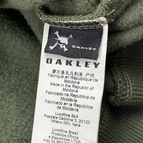 Oakley Hoodie Sweatshirt Damen 2XL Grün Camouflage Logo Full Zip Jacke - Bild 5 von 7