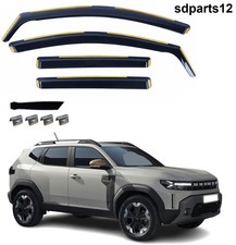 Windabweiser Getönt Regenabweiser Passend Für Dacia Duster III 3 ab 2024 /4-Tlg