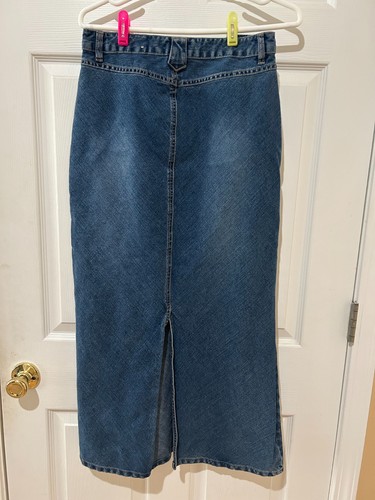 KIKIT Jeans Damen blau Denim langer Rock Größe 6 - Bild 2 von 12