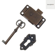 Cabinet Lock Cupboard Door Lock Spring Door Lock Decorative Case Box Lock wit...