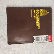 Vintage Dome Simplified Weekly Bookkeeping Record No 600 Small Business Ledger
