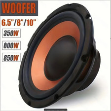 6.5 8 10 Inch Woofer For Speaker with Deep Bass for Car Audio Home Theater Use
