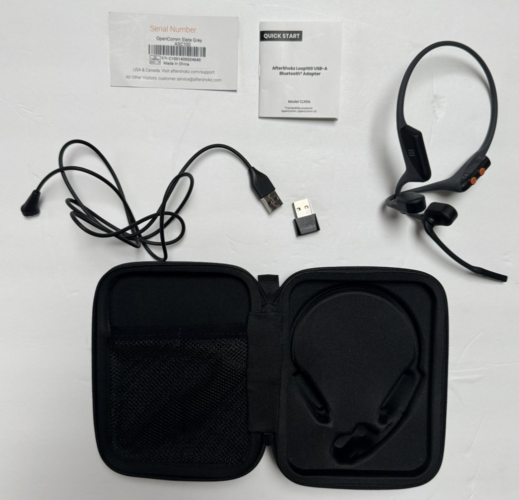 AFTERSHOKZ OPENCOMM Black ASC100 【公式通販】