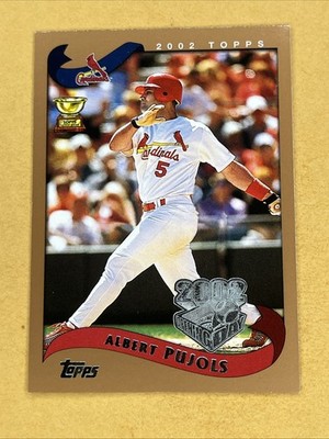 2002 Topps Opening Day #5 Albert Pujols St. Louis Cardinals 3-17-2002