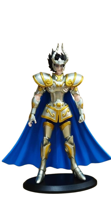 Statue Shura Capricorne Saint Seiya Figurine 19cm Décoration de Bureau pour Vitrine Cosplay